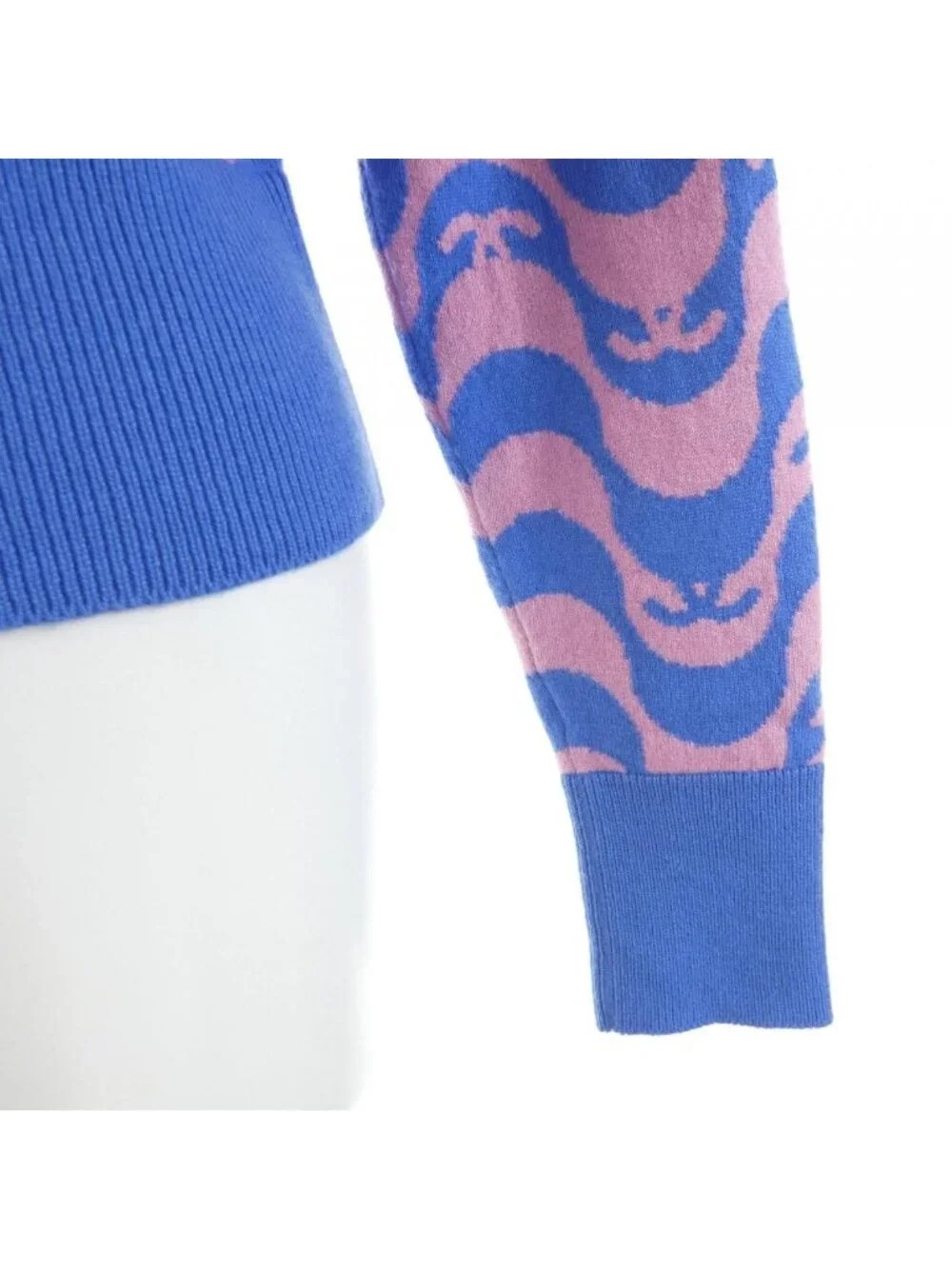 Chanel Knit Sweater Blue